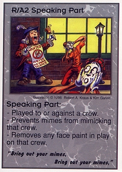 Speaking Part (Bring Out)